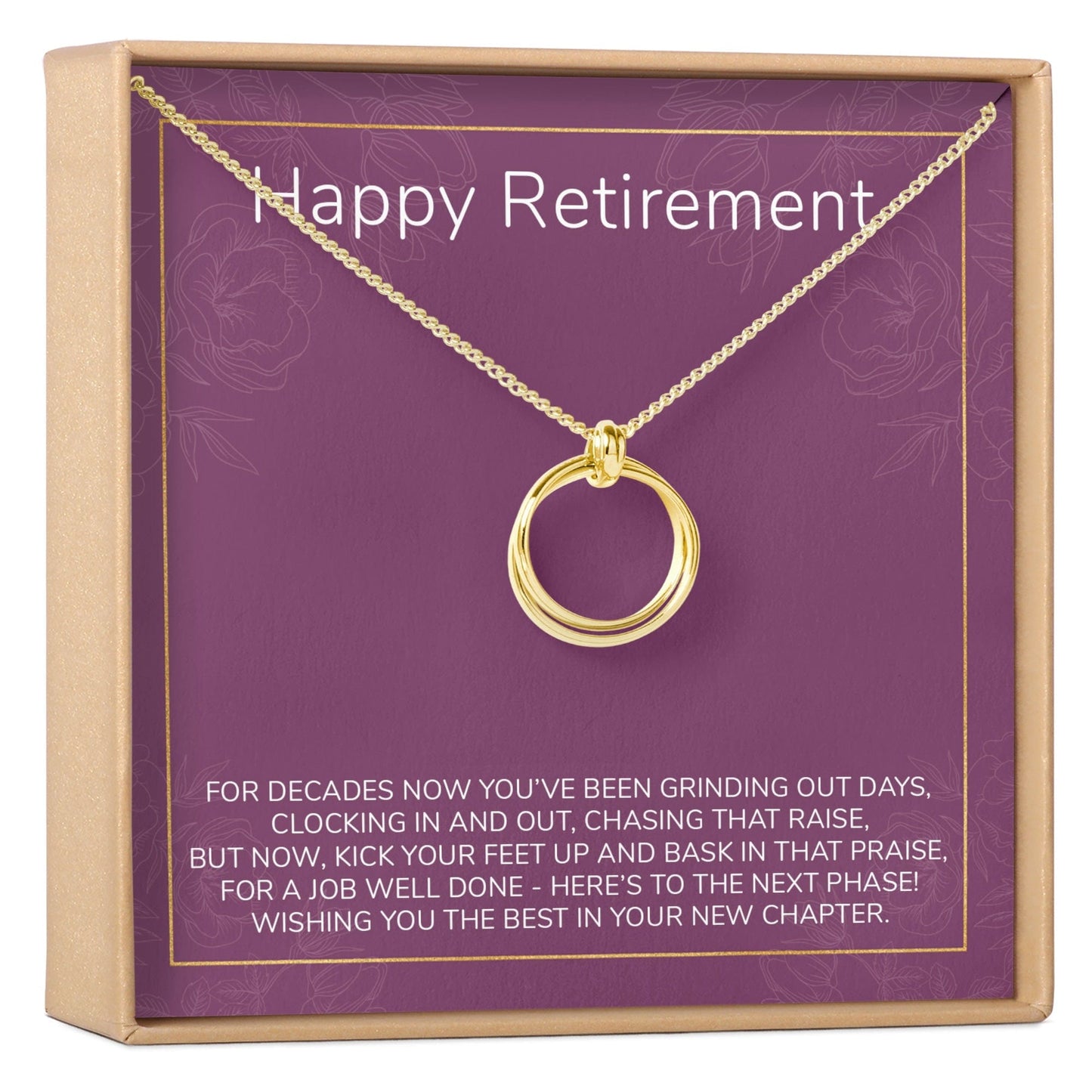 Retirement Necklace, Multiple Styles