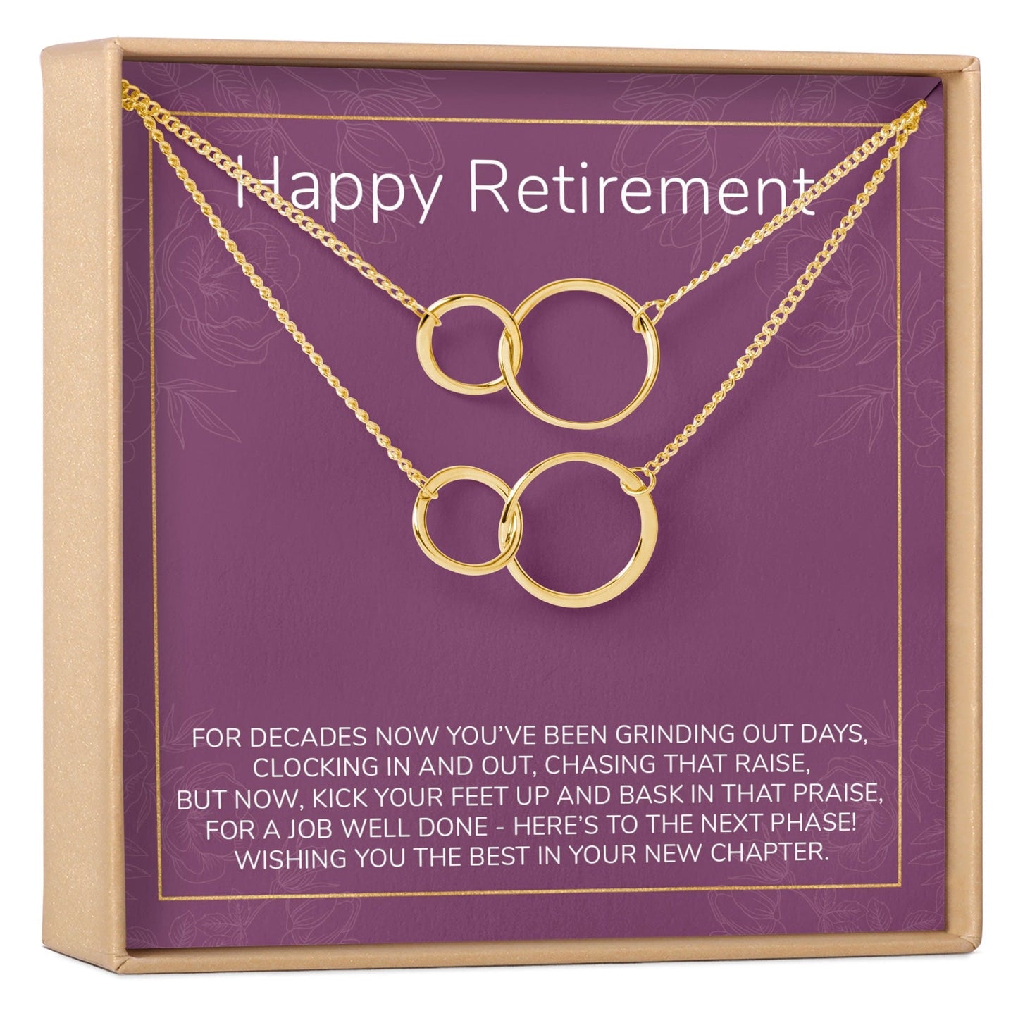 Retirement Necklace, Multiple Styles