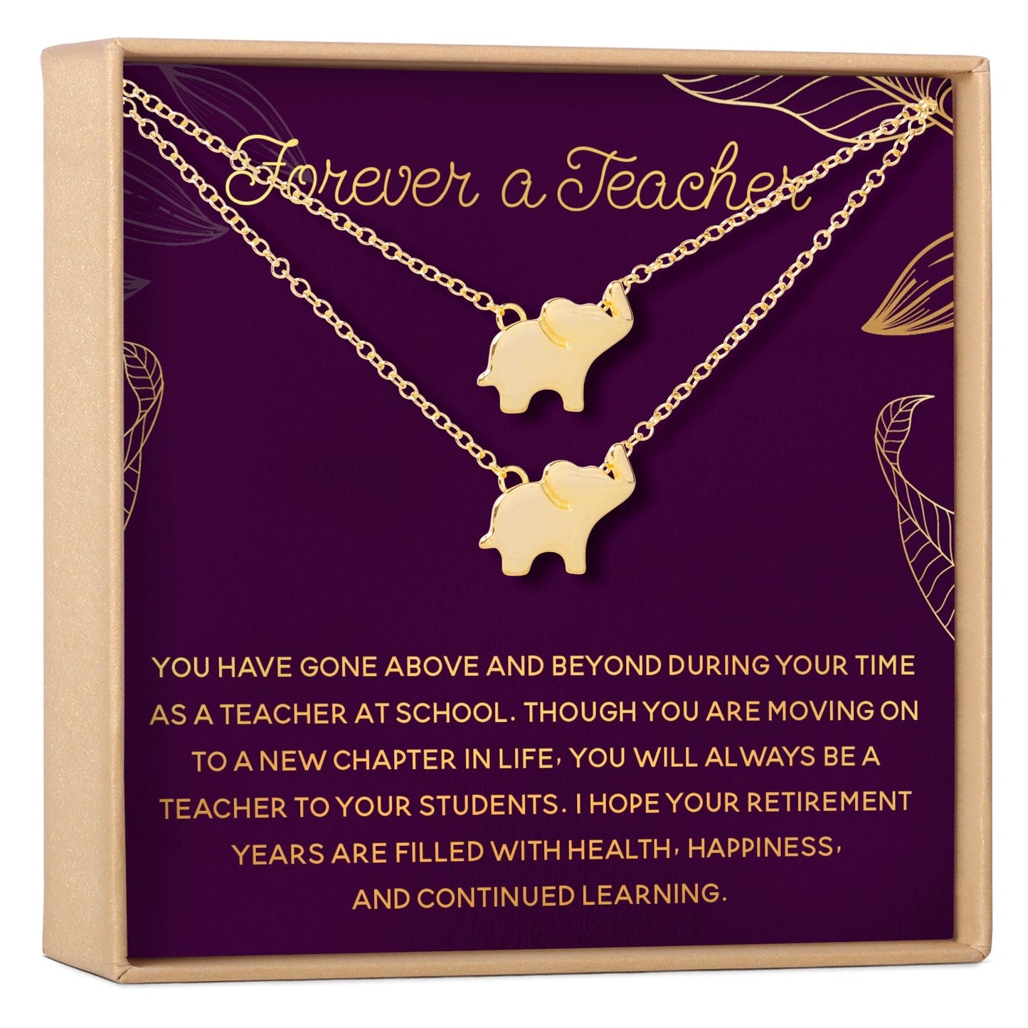 Retiring Teacher Necklace, Multiple Styles Jewelry