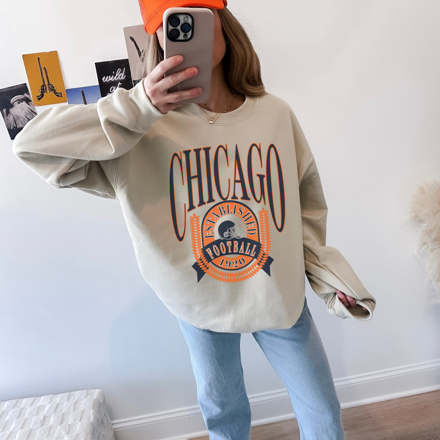 Chicago Football 1920 Crewneck Sweatshirt |  Game Day Apparel