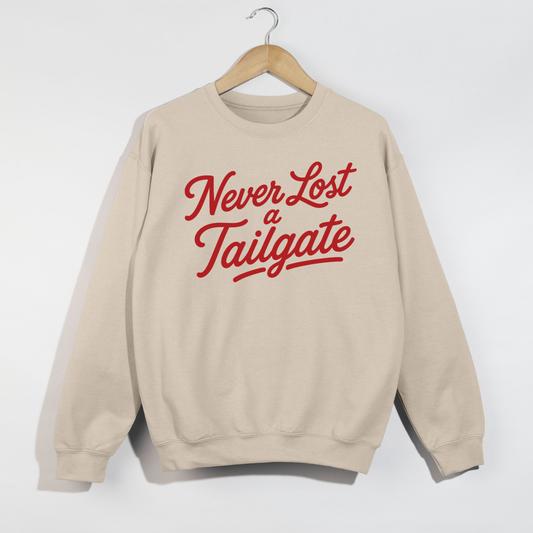 Never Lost a Tailgate Graphic Sweatshirt