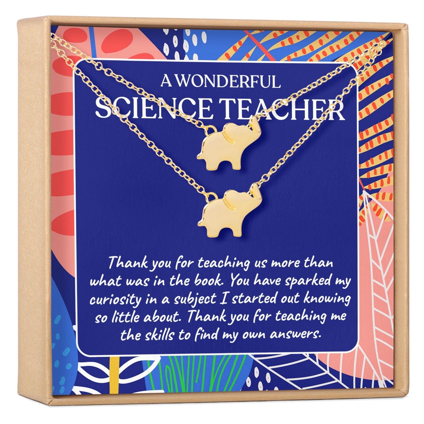 Science Teacher Necklace, Multiple Styles Jewelry