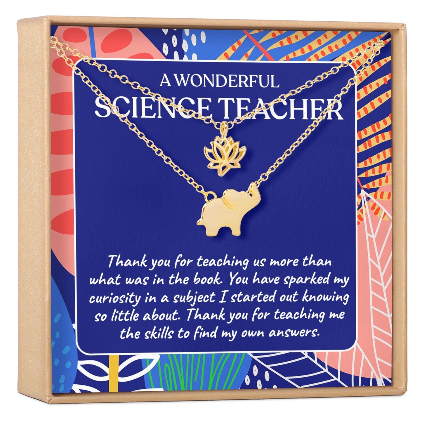 Science Teacher Necklace, Multiple Styles Jewelry