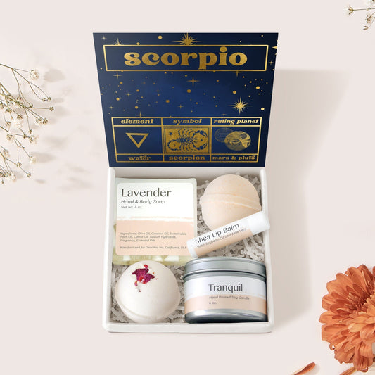 Scorpio Zodiac Gift Box Set
