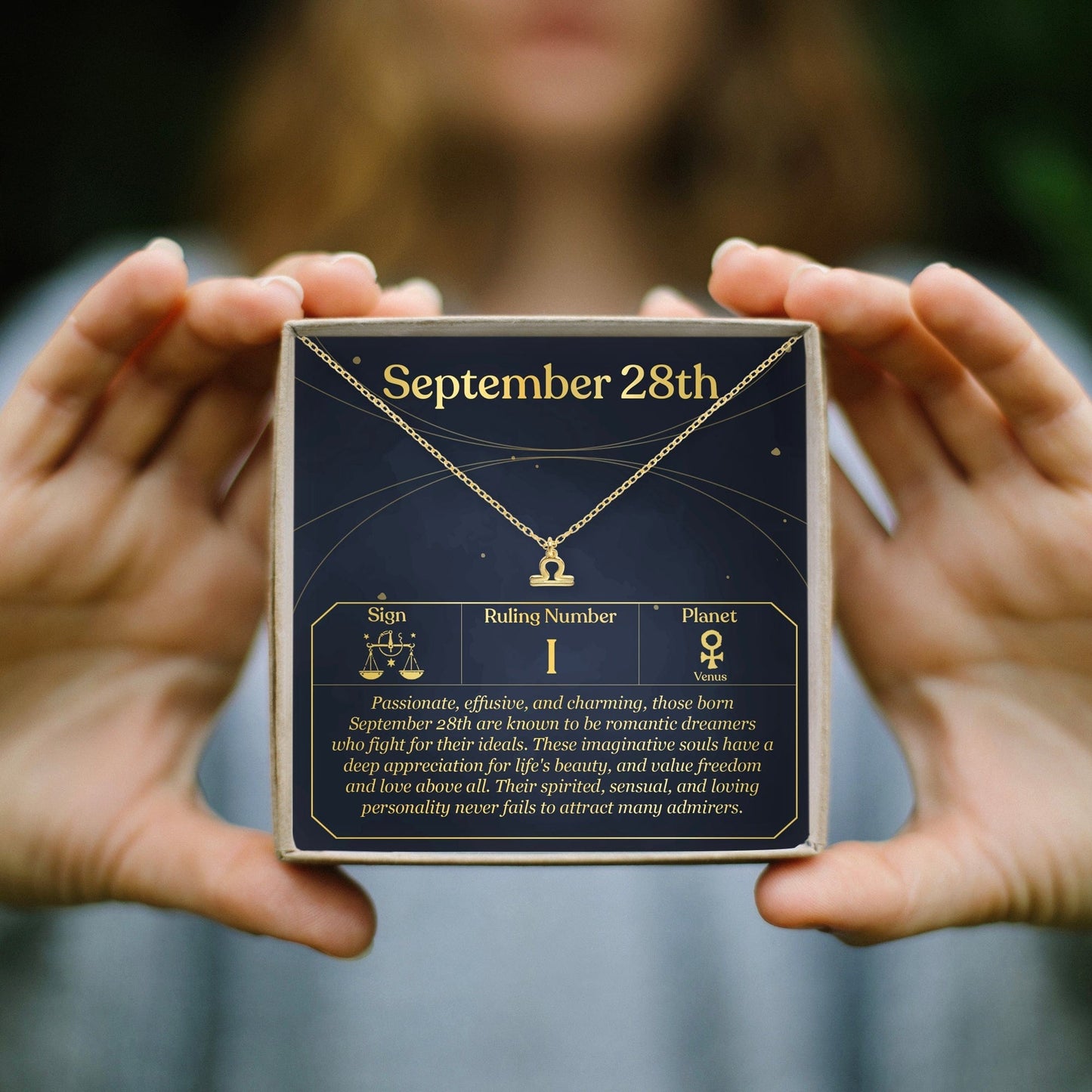 September 28th Libra Necklace