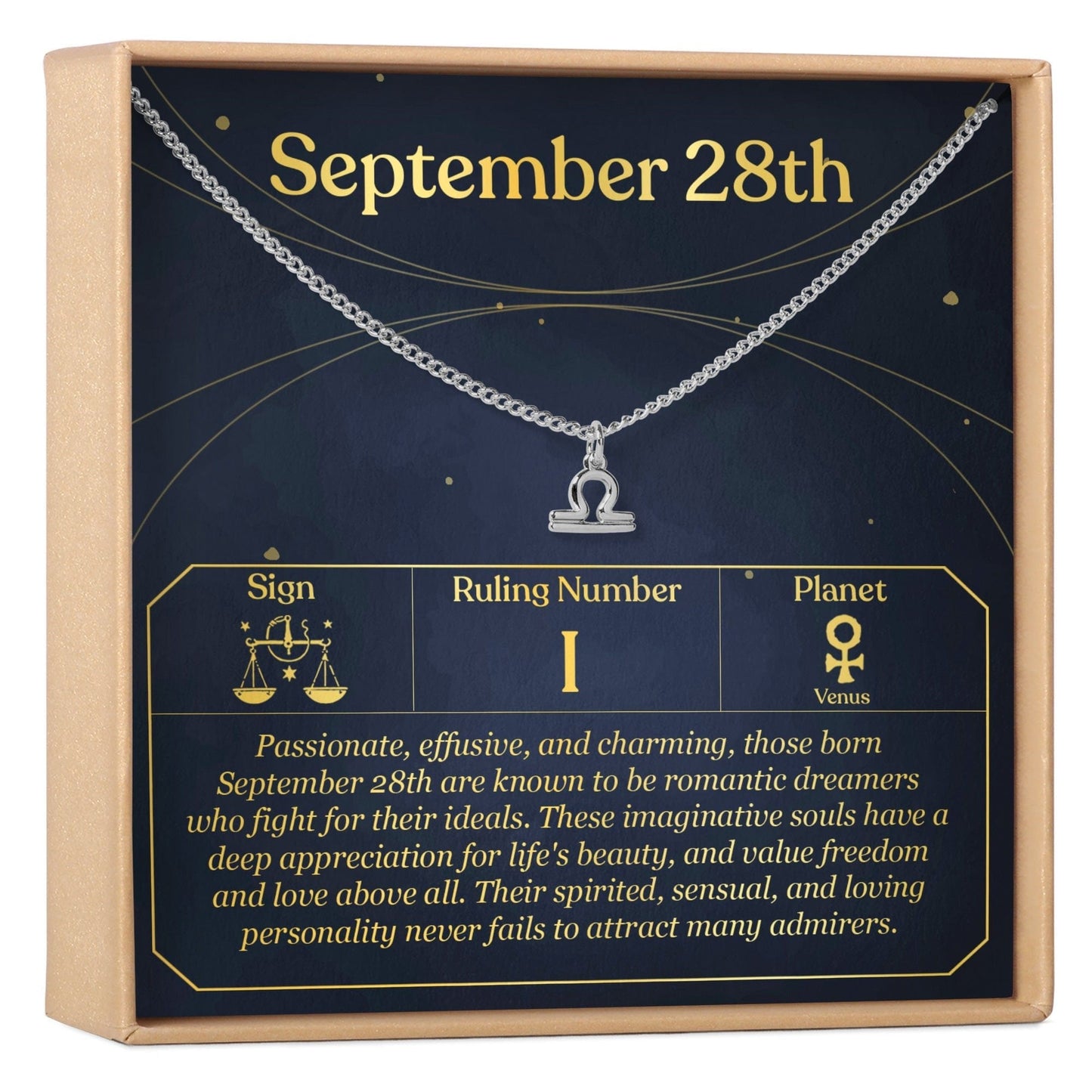 September 28th Libra Necklace