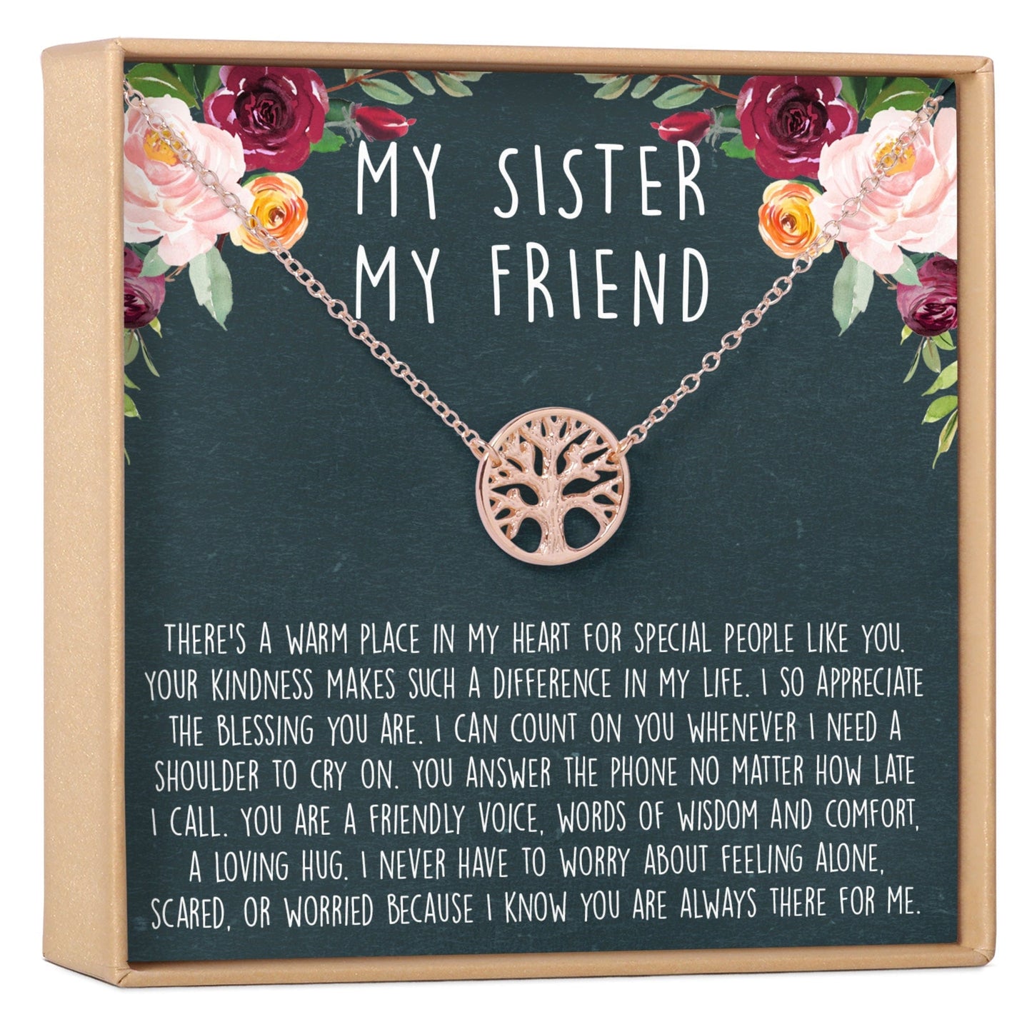 Sisters Tree of Life Necklace