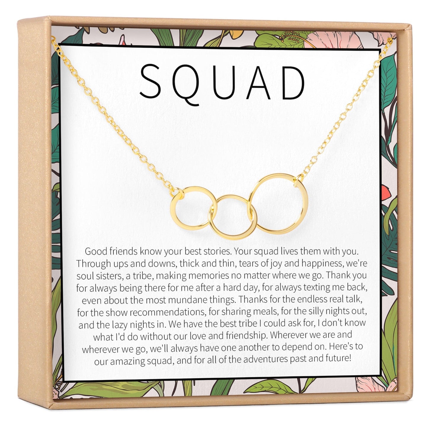 Squad Necklace, Multiple Styles