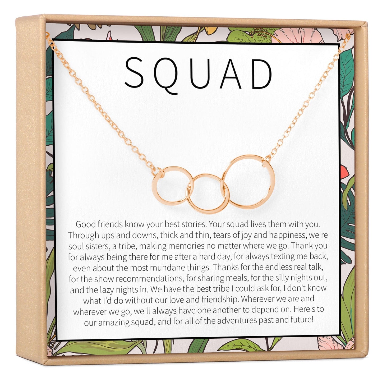 Squad Necklace, Multiple Styles