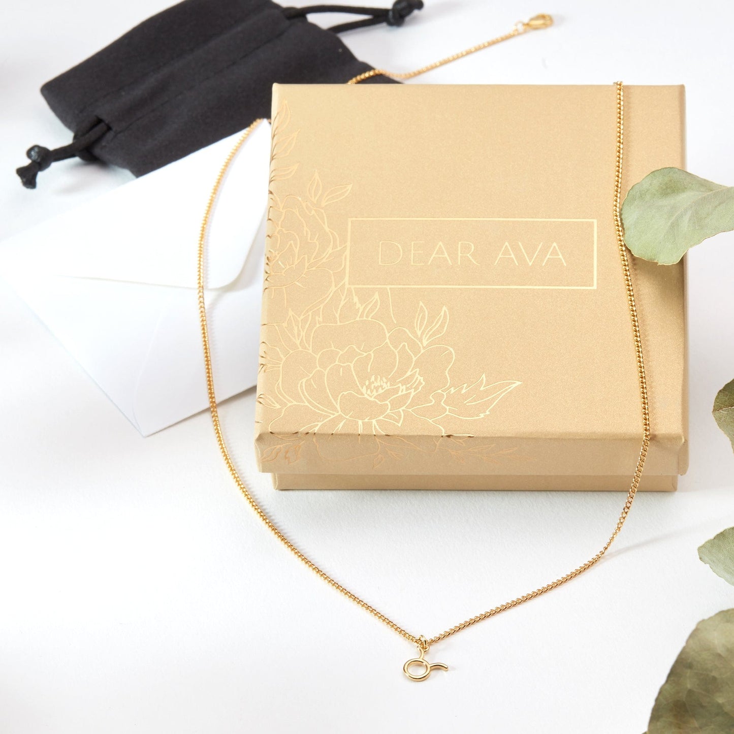 Starry Night Taurus Zodiac Necklace