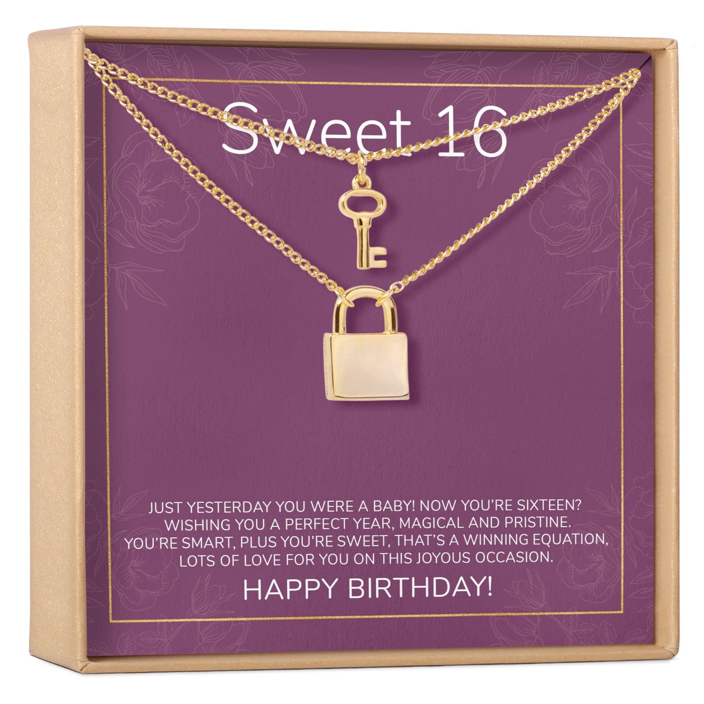 Sweet 16 Necklace, Multiple Styles