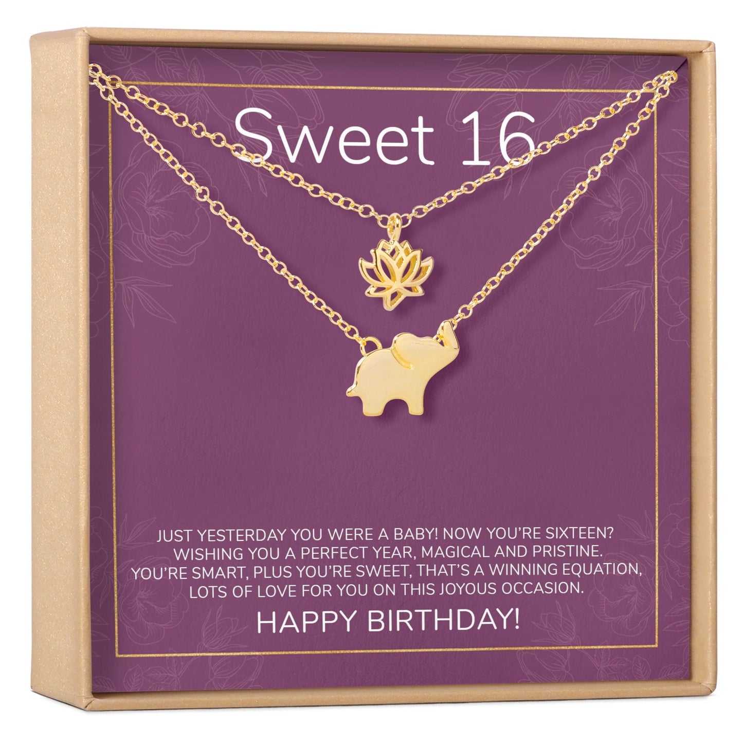 Sweet 16 Necklace, Multiple Styles