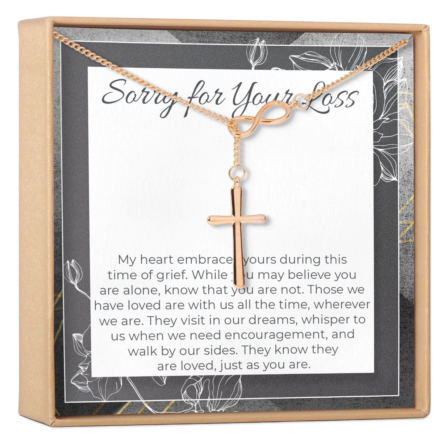 Sympathy Infinity Cross  Necklace