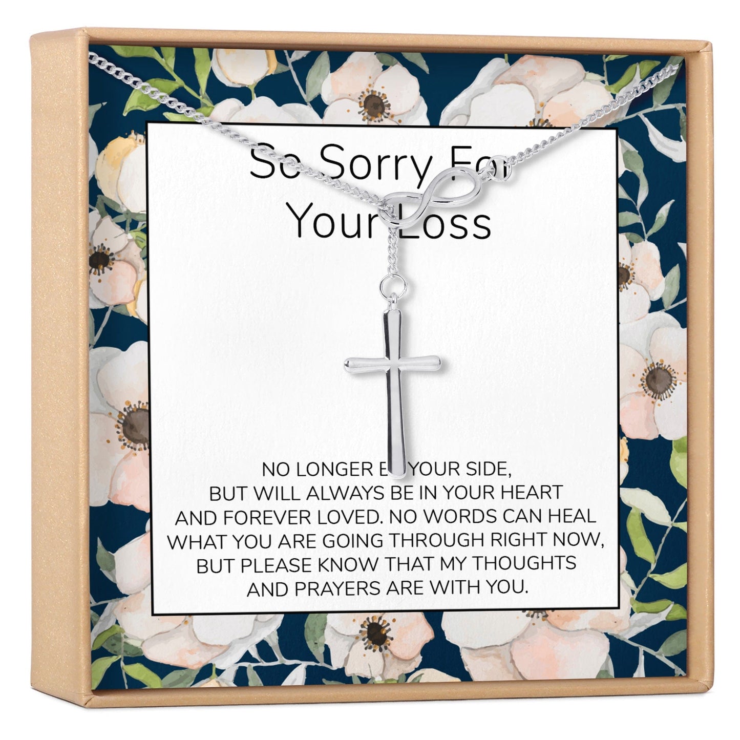 Sympathy Infinity Cross  Necklace