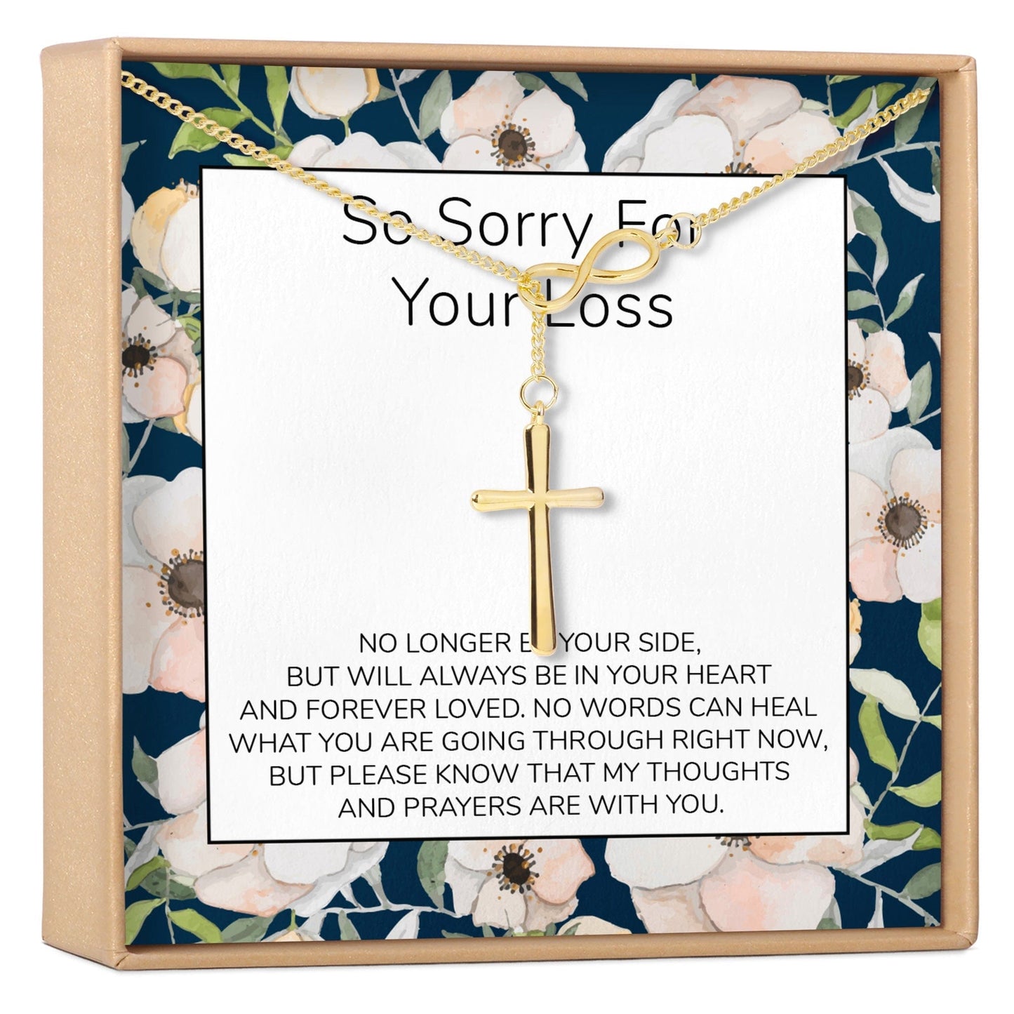 Sympathy Infinity Cross  Necklace