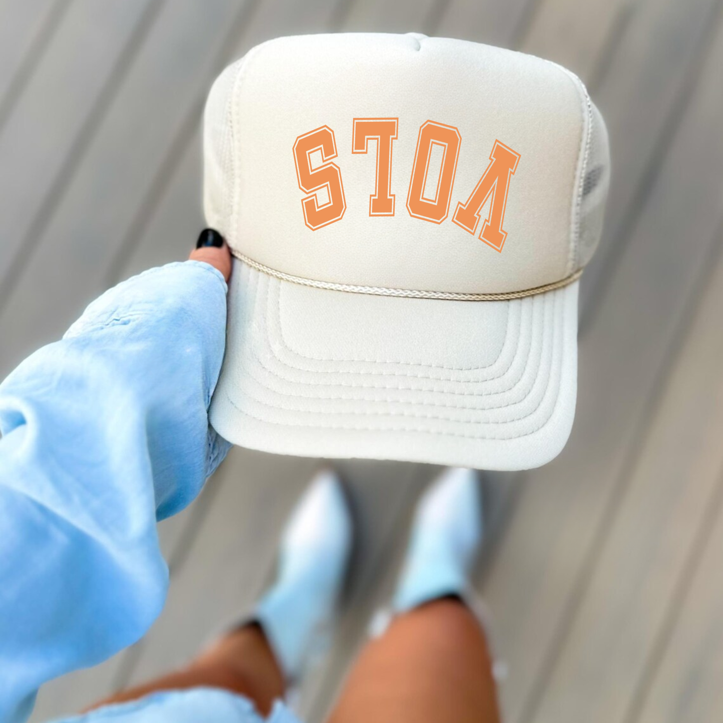 Upside Down VOLS Trucker Hat | Trendy Sports Team Hat