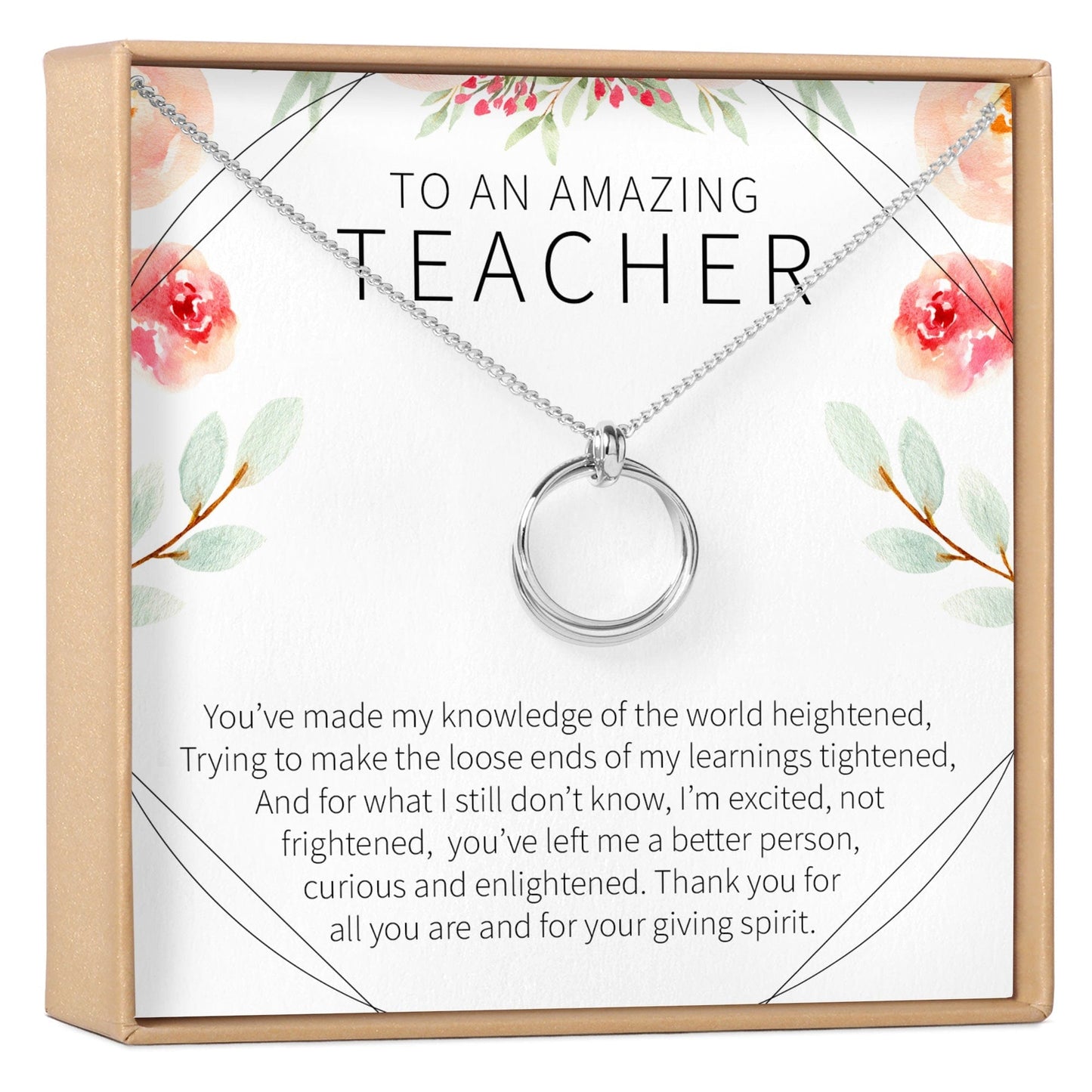 Teacher Necklace, Multiple Styles