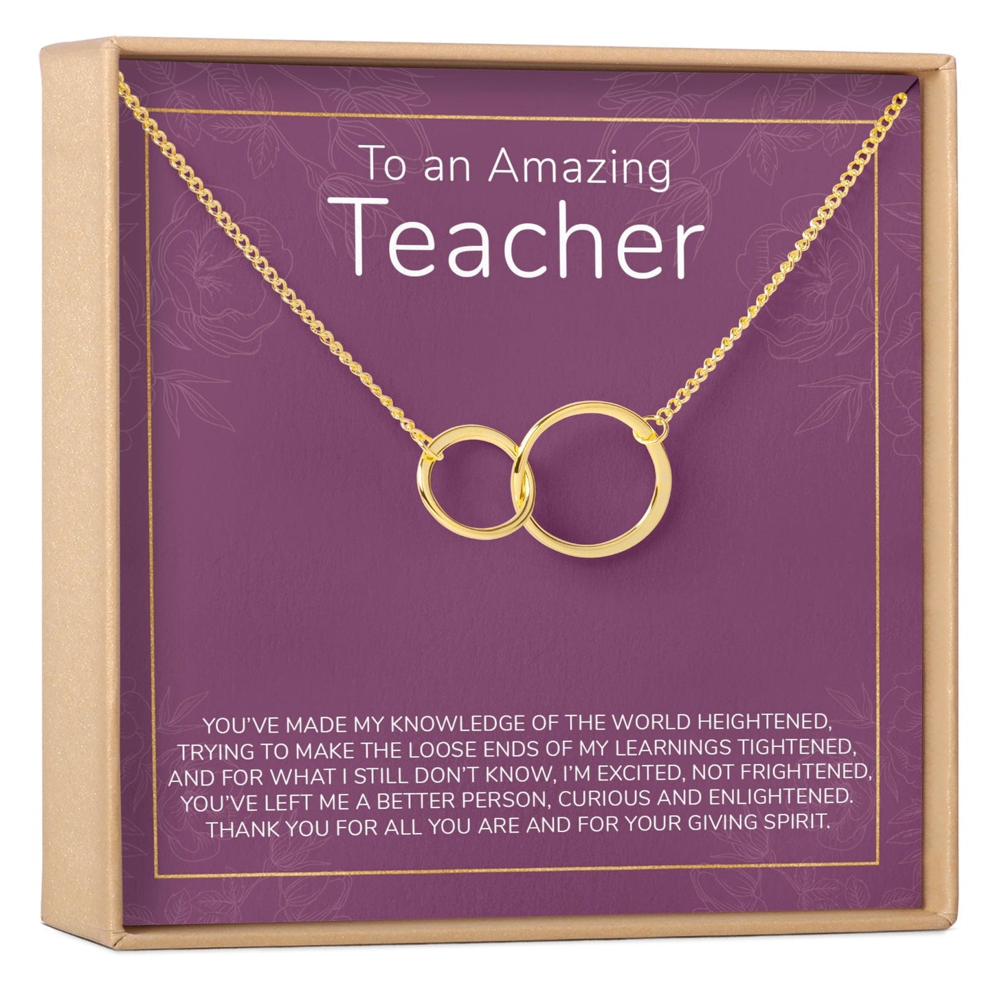 Teacher Necklace, Multiple Styles