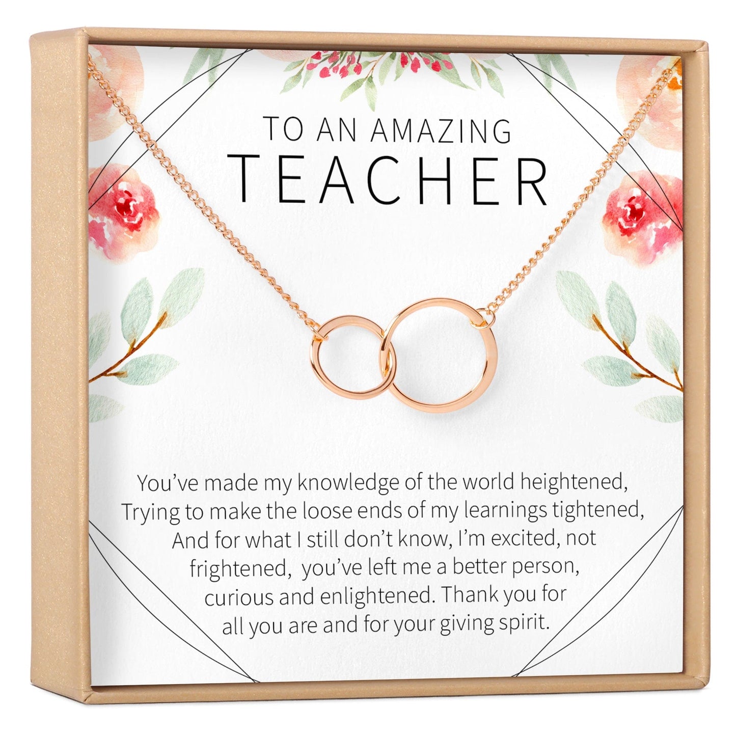 Teacher Necklace, Multiple Styles