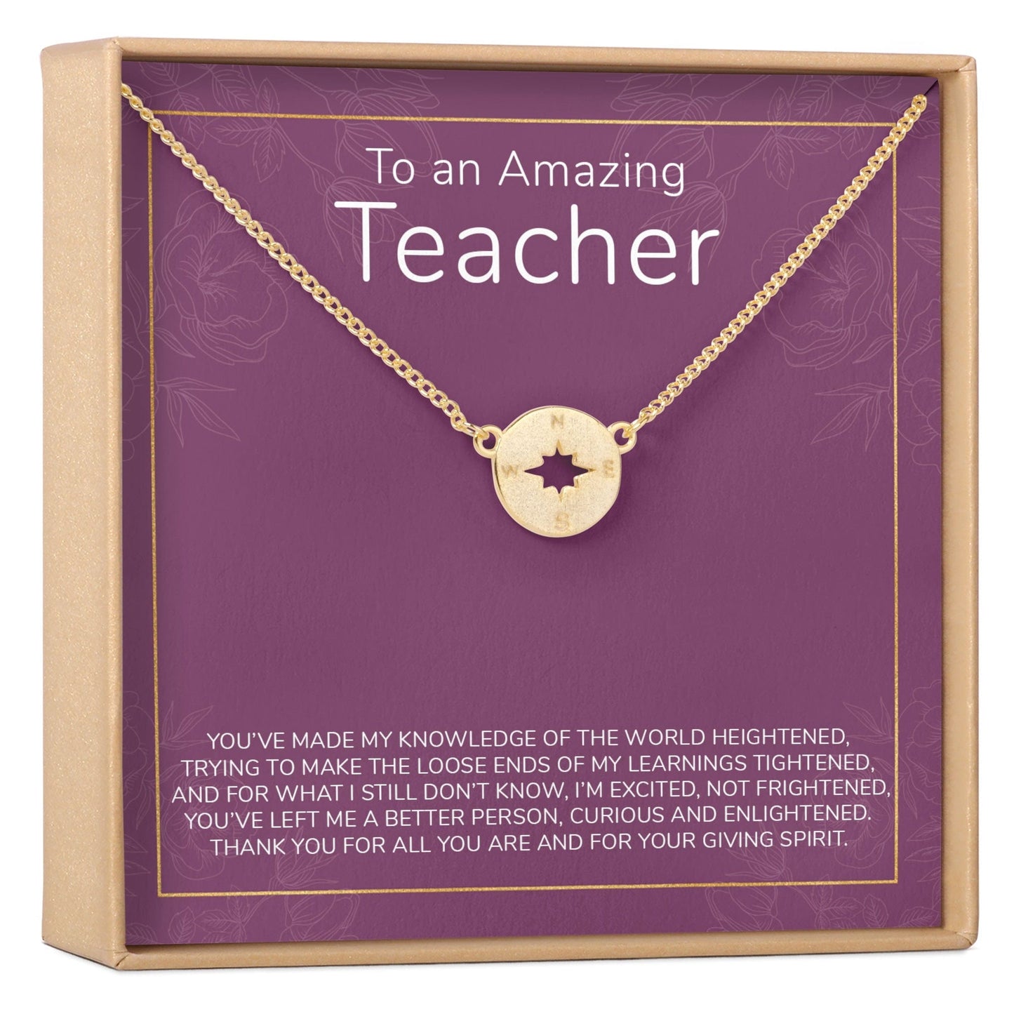 Teacher Necklace, Multiple Styles