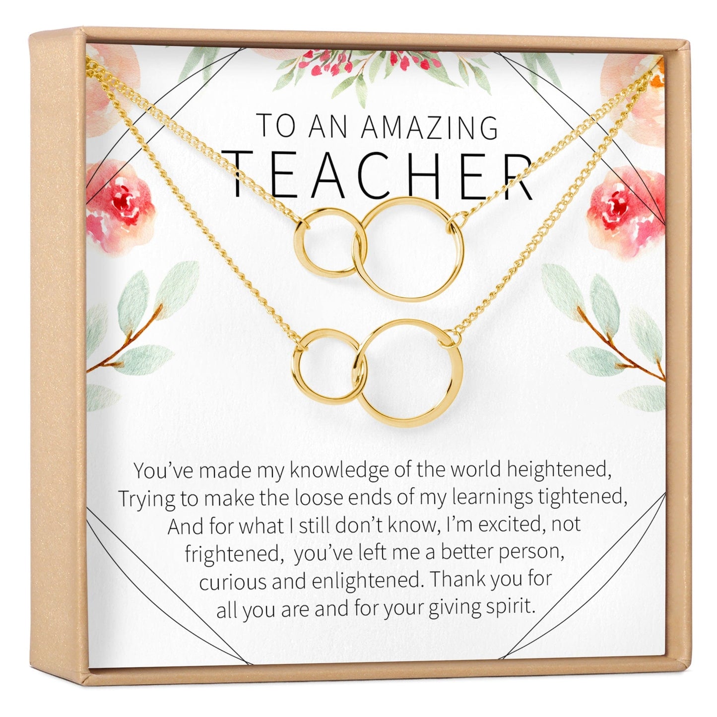Teacher Necklace, Multiple Styles