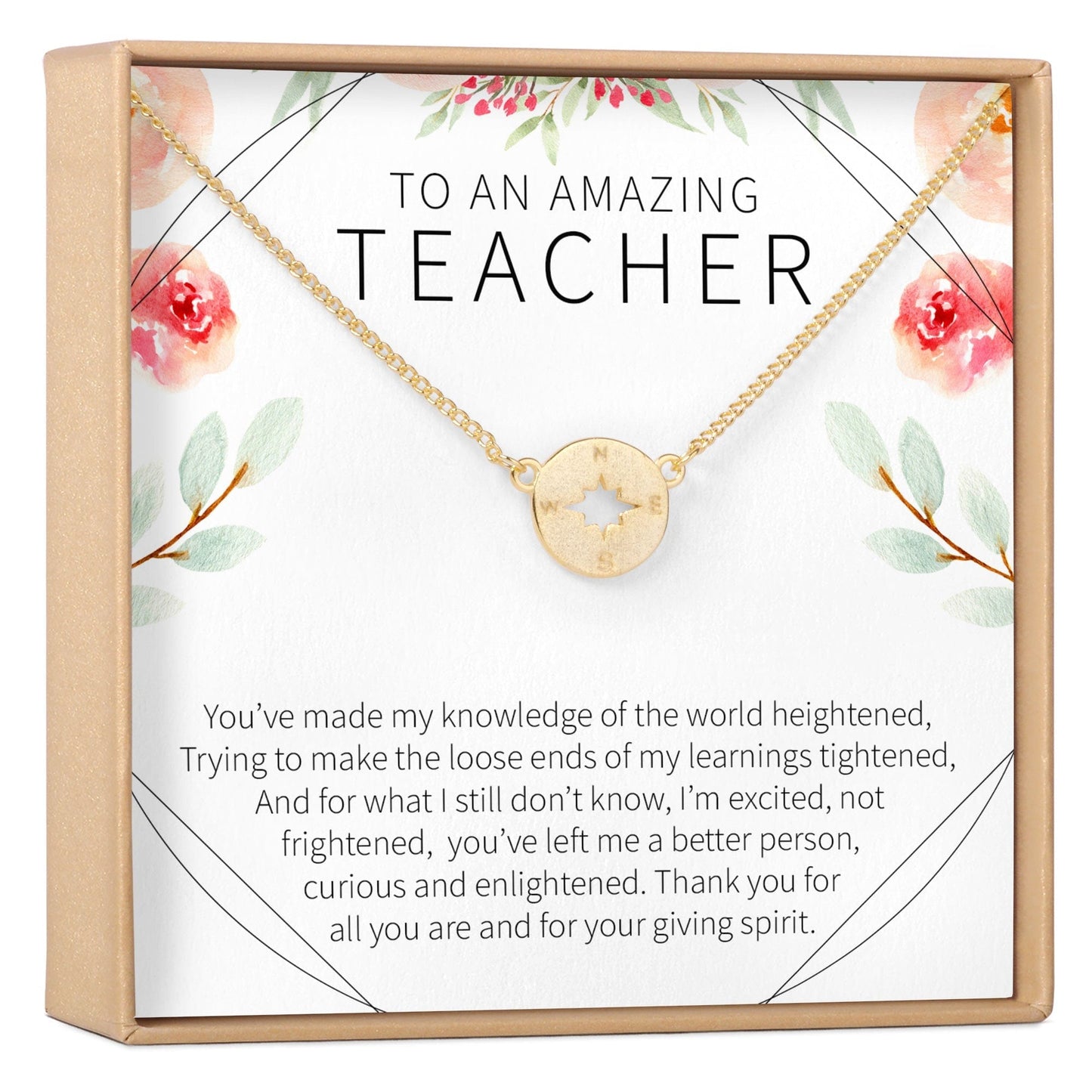 Teacher Necklace, Multiple Styles