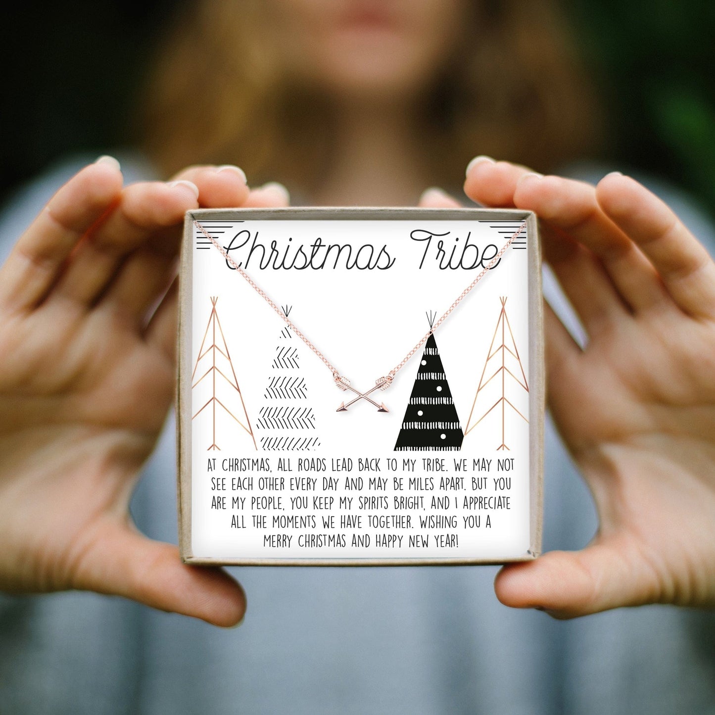 Tribe Christmas Arrows Necklace