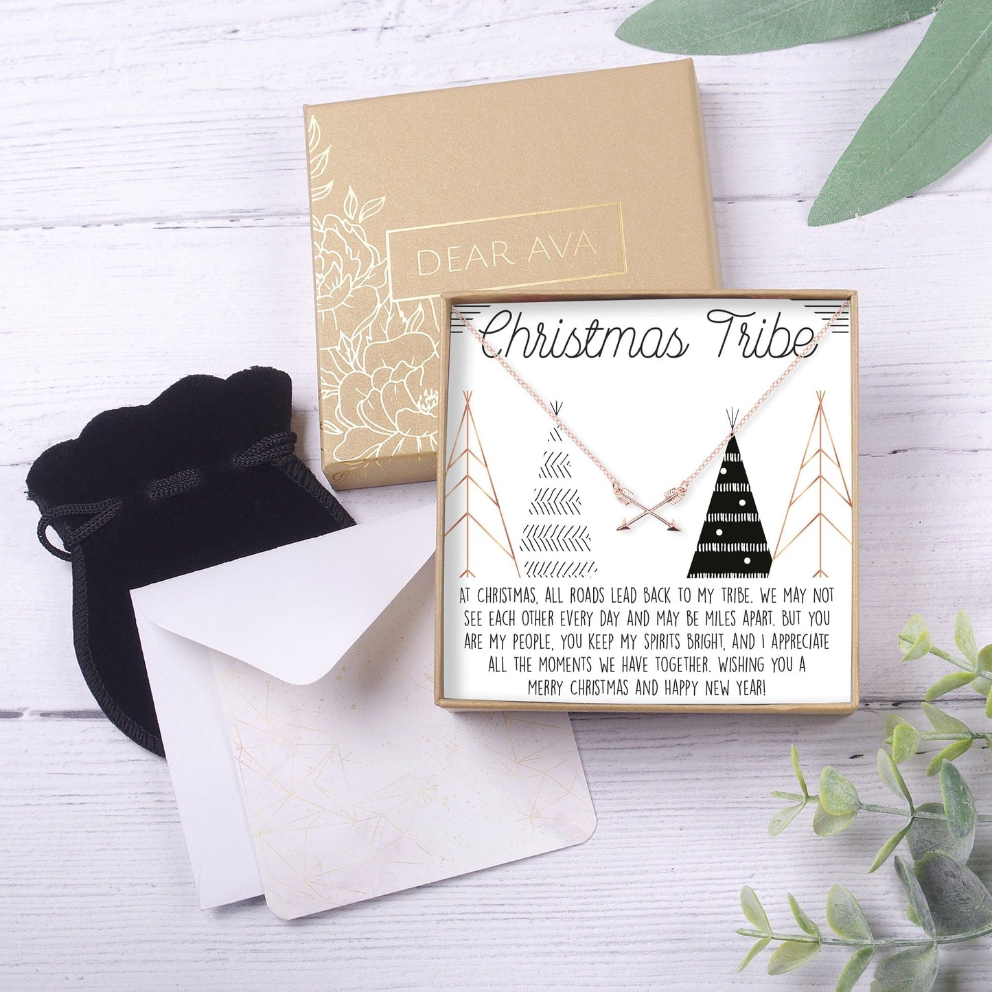 Tribe Christmas Arrows Necklace