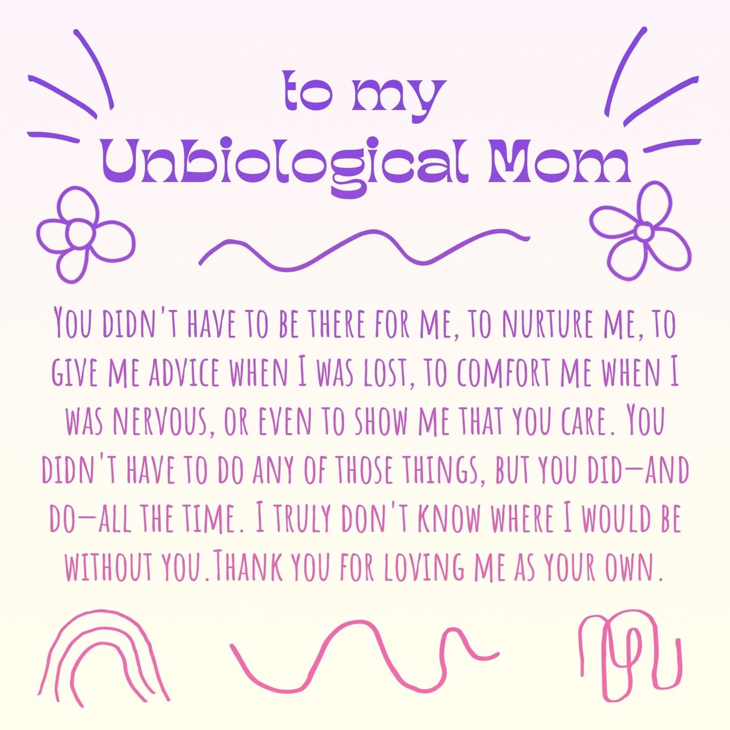 Unbiological Mom  Gift Box Set