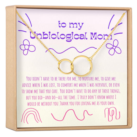 Unbiological Mom Necklace, Multiple Styles