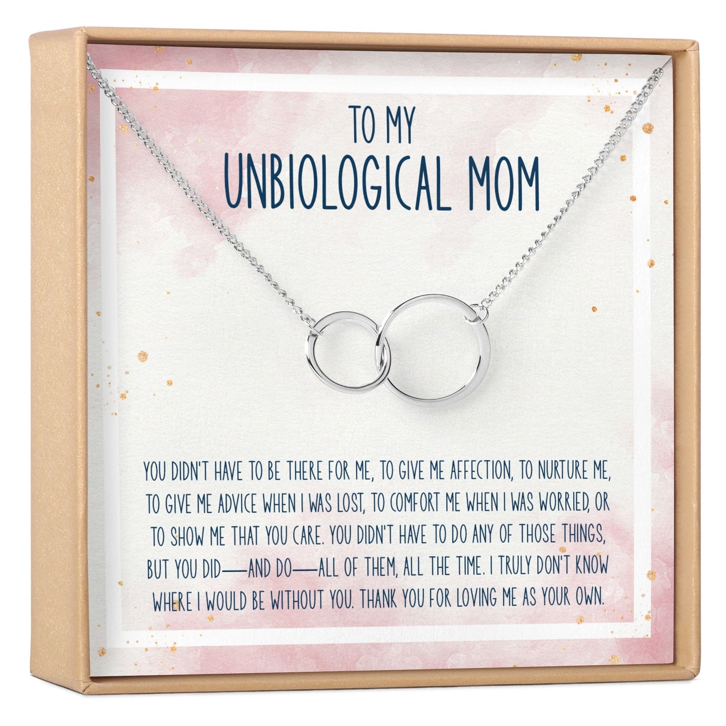 Unbiological Mom Necklace, Multiple Styles