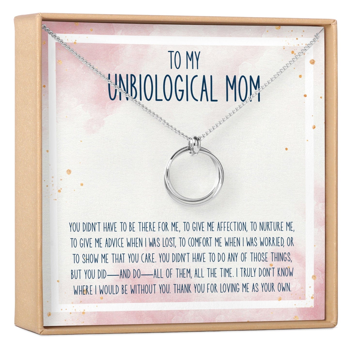 Unbiological Mom Necklace, Multiple Styles