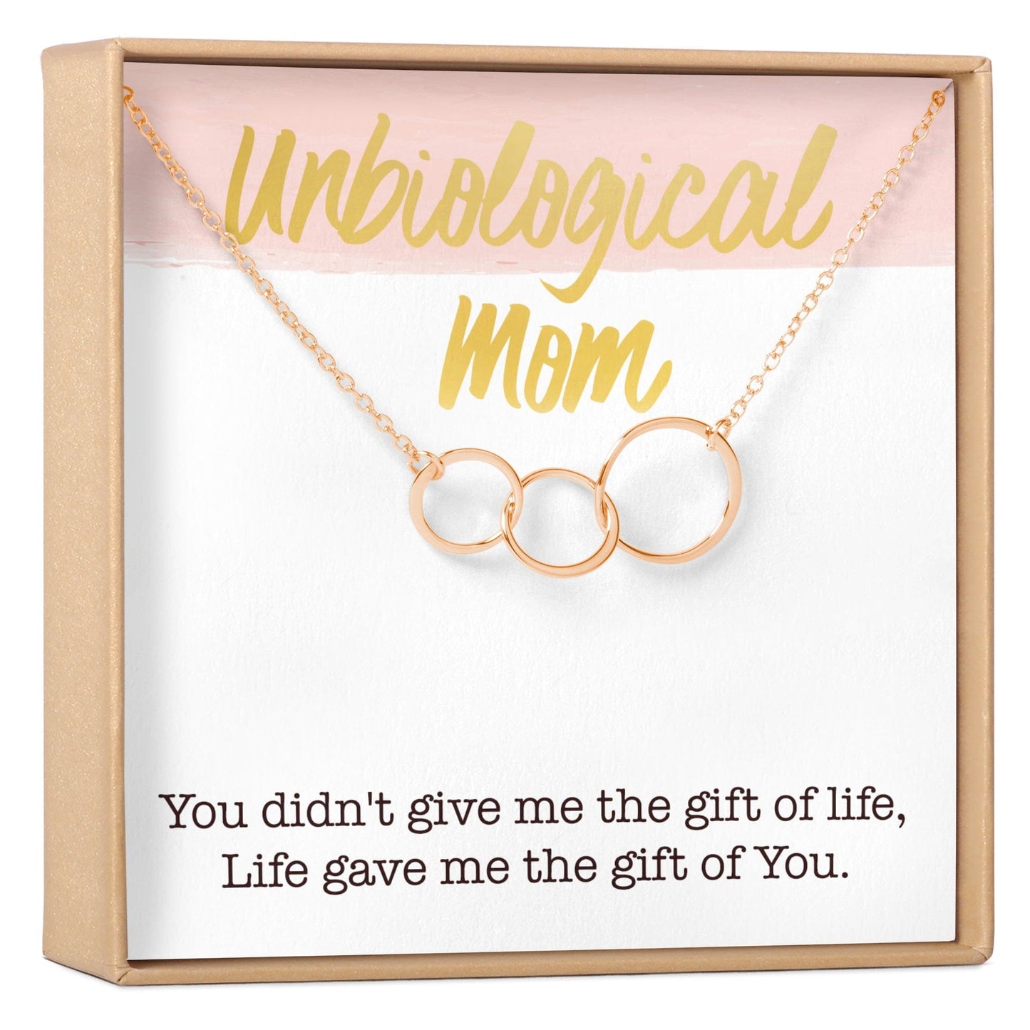 Unbiological Mom Necklace, Multiple Styles Necklace