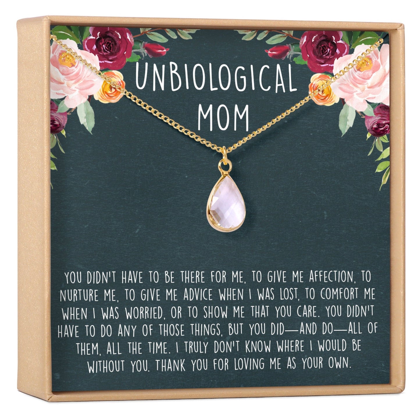 Unbiological Mom Necklace, Multiple Styles Necklace
