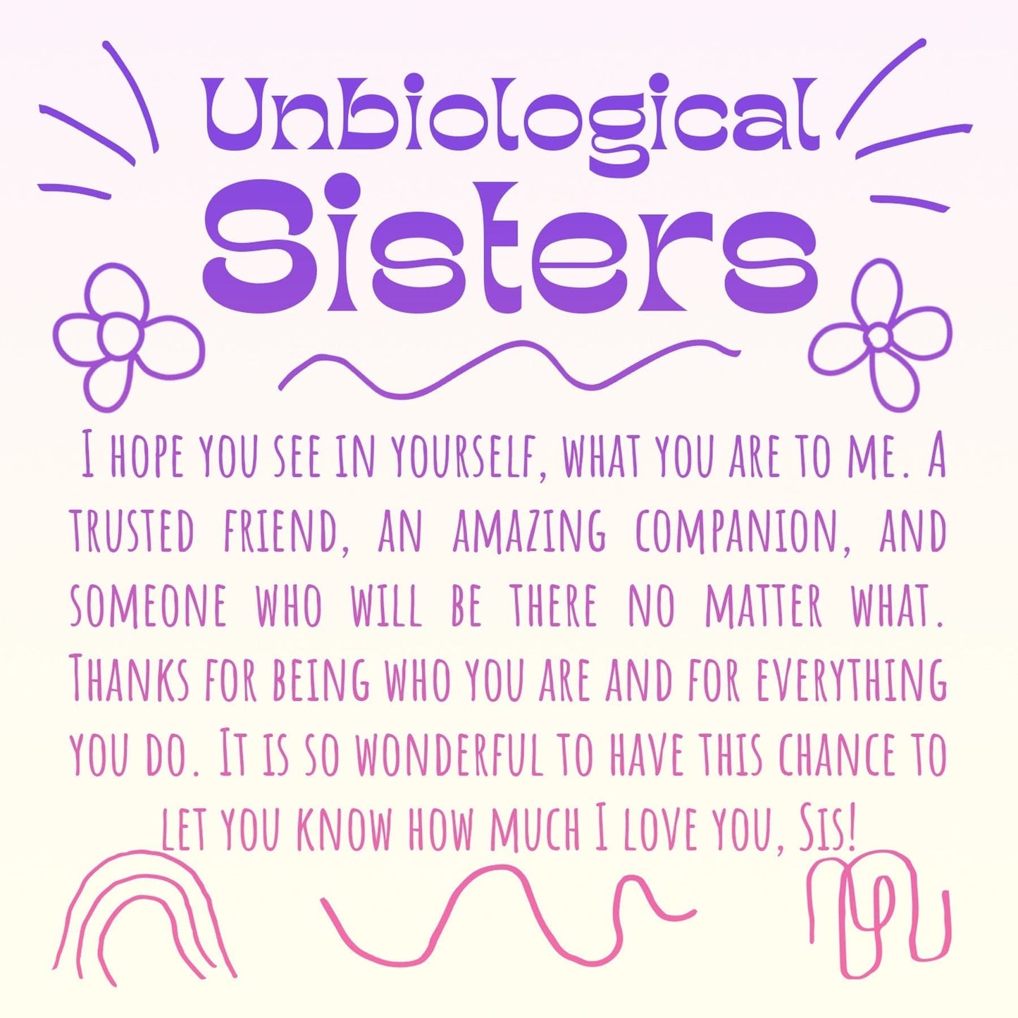 Unbiological Sisters Gift Box Set