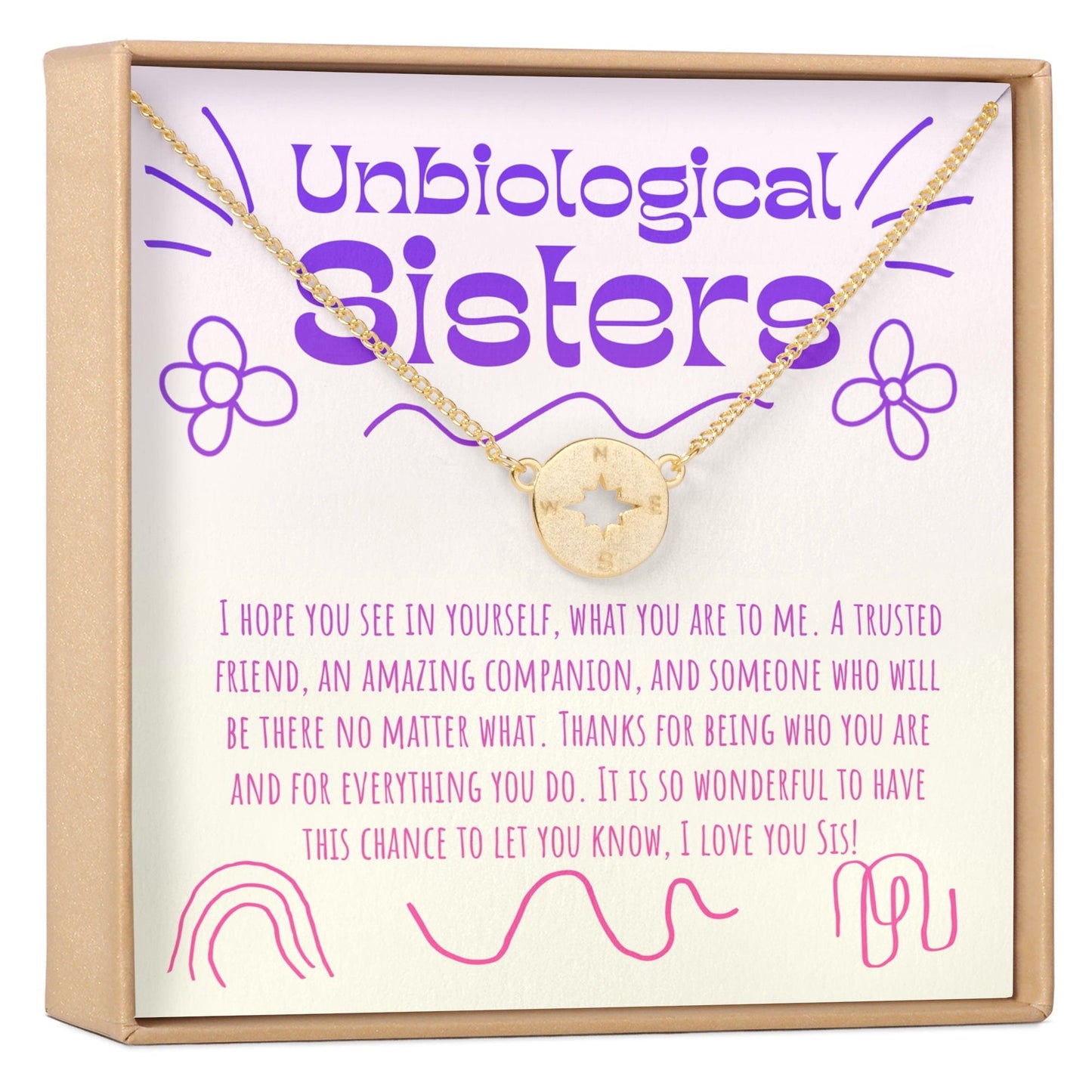 Unbiological Sisters Necklace, Multiple Styles