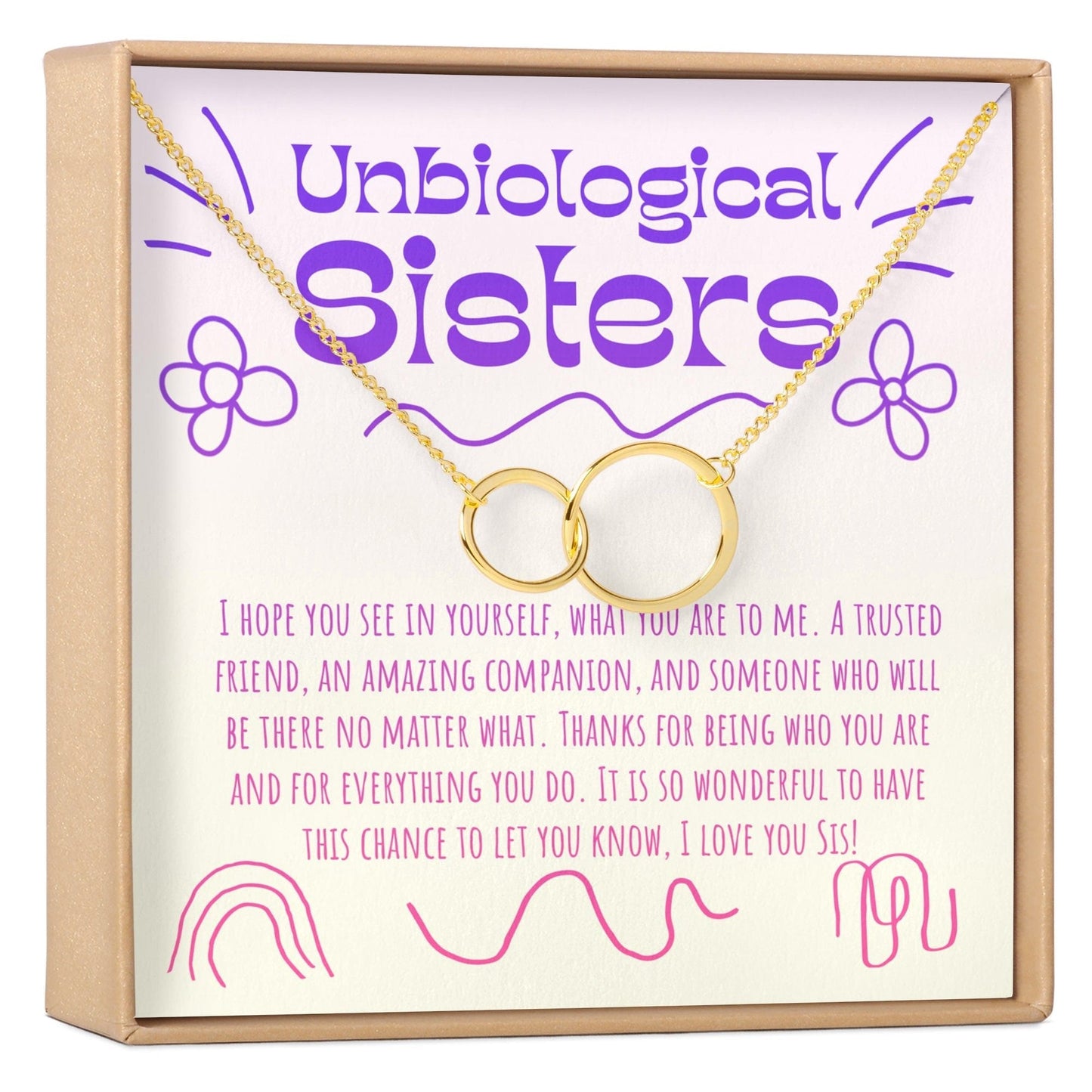 Unbiological Sisters Necklace, Multiple Styles