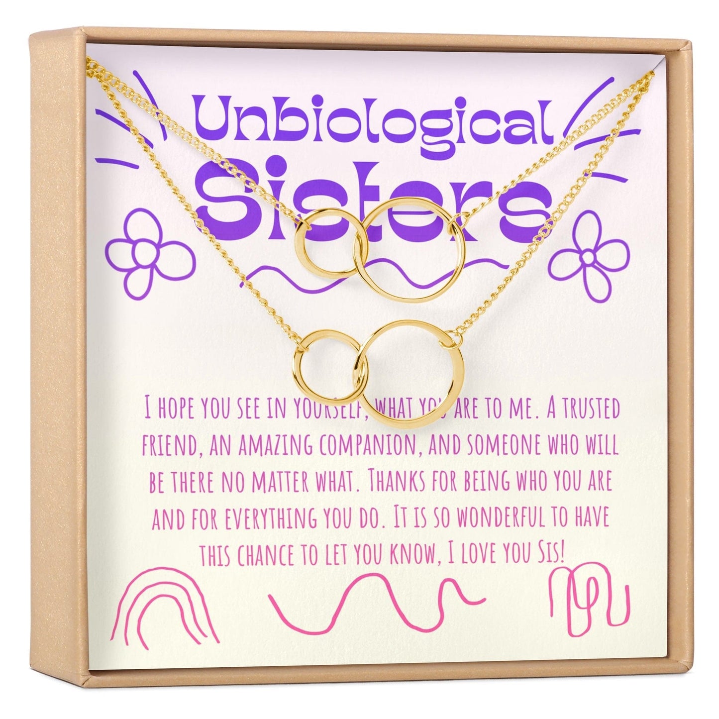 Unbiological Sisters Necklace, Multiple Styles
