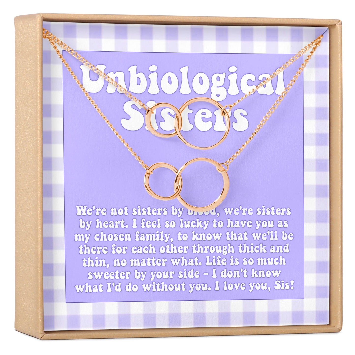 Unbiological Sisters Necklace, Multiple Styles