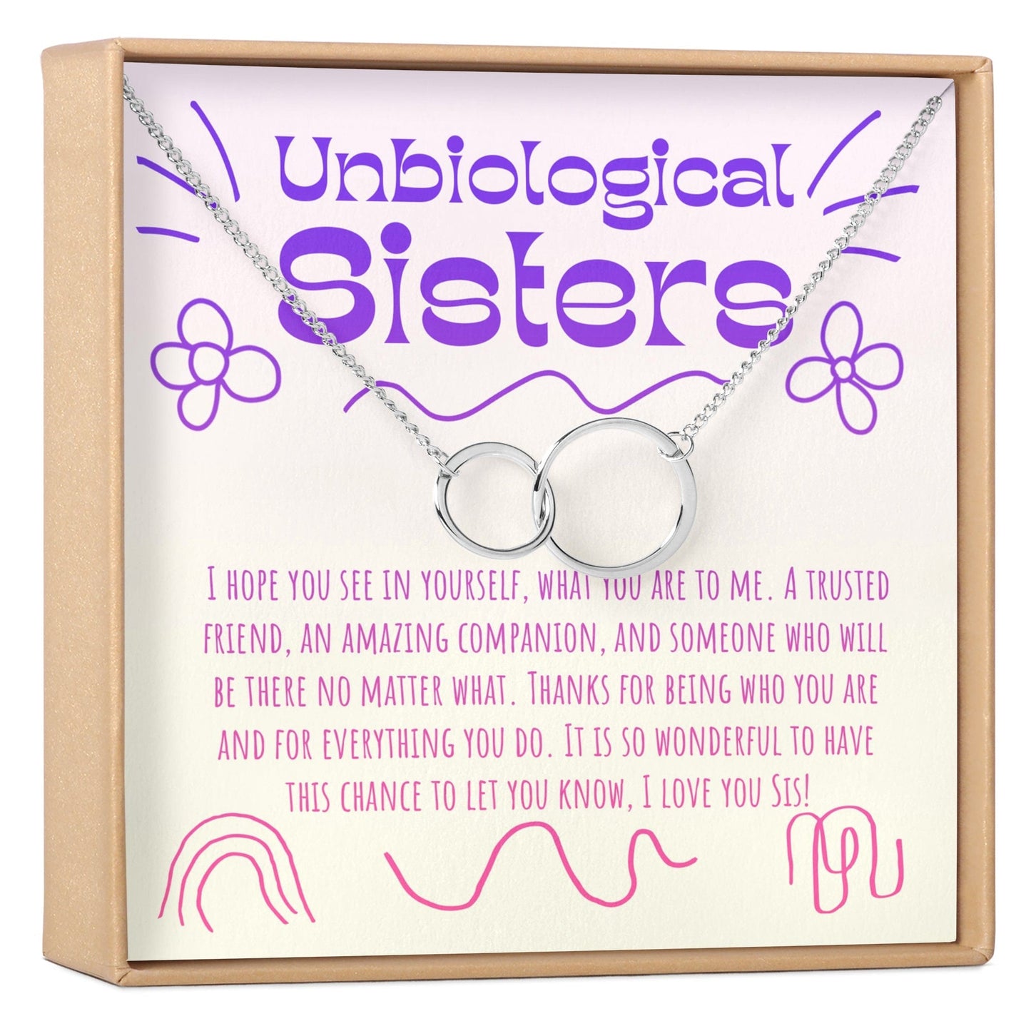 Unbiological Sisters Necklace, Multiple Styles