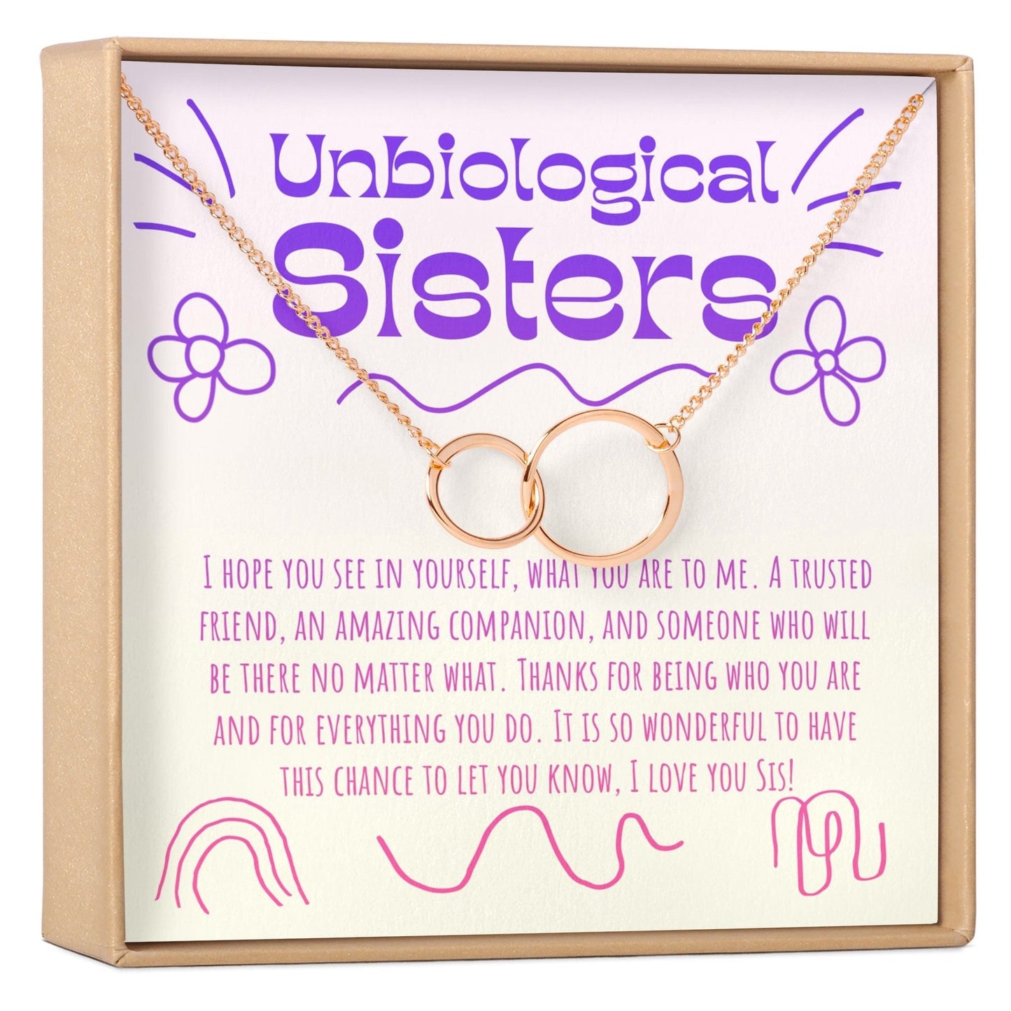Unbiological Sisters Necklace, Multiple Styles
