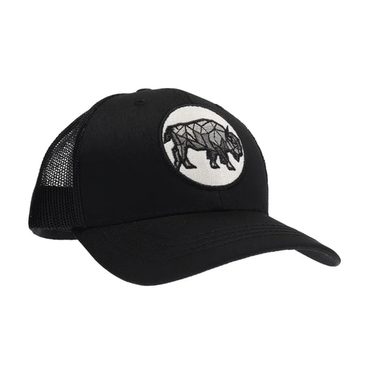 Unisex Embroidered Bull Patch C.C Trucker Ball Cap