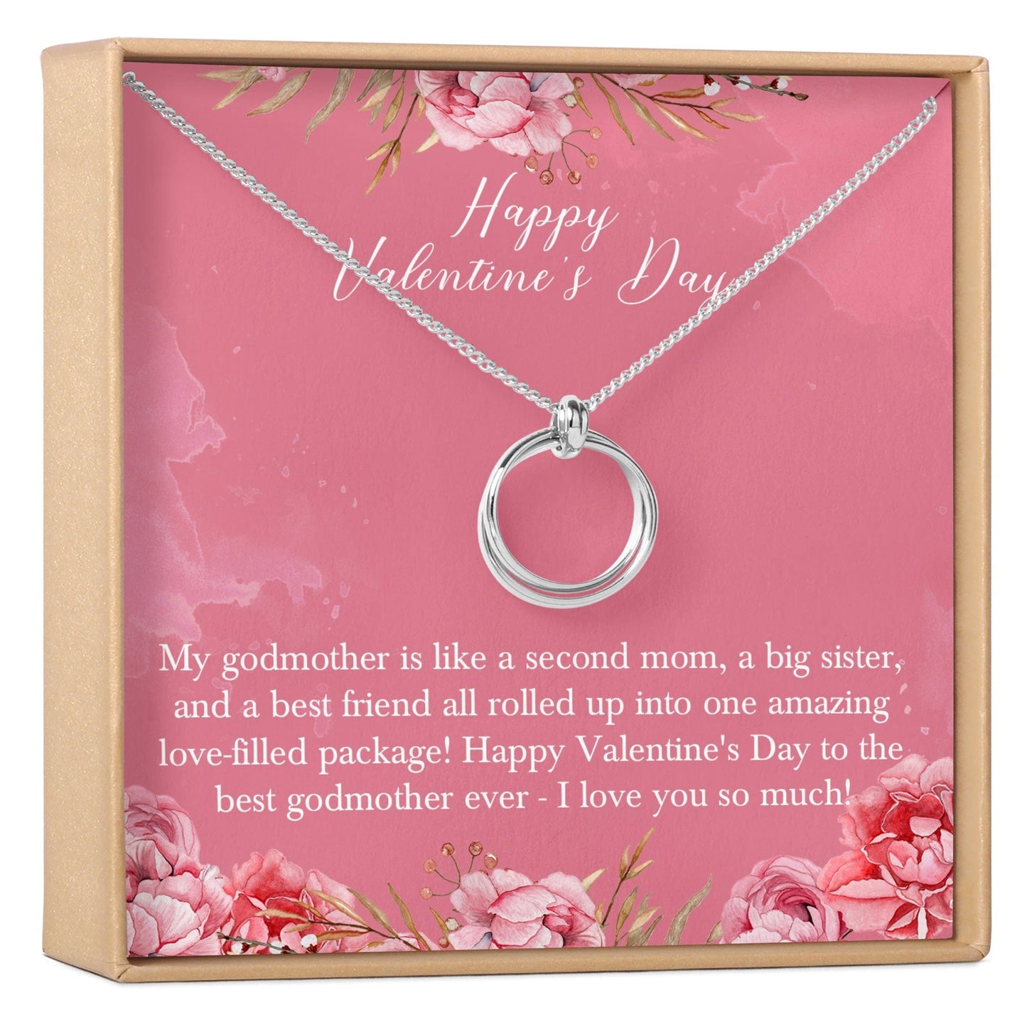 Valentine's Day Gift for Godmother Necklace