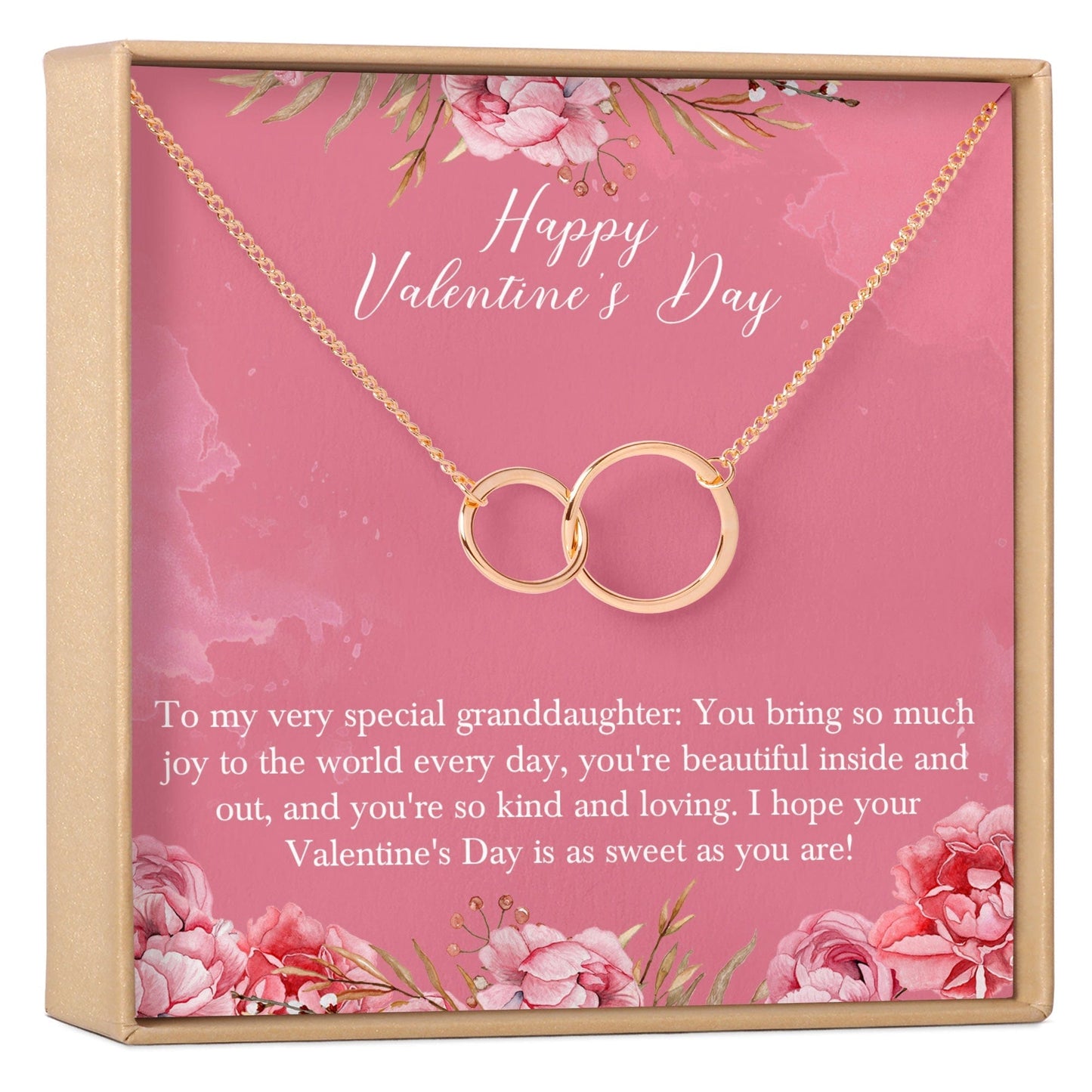 Valentine's Day Gift for Granddaughter Necklace