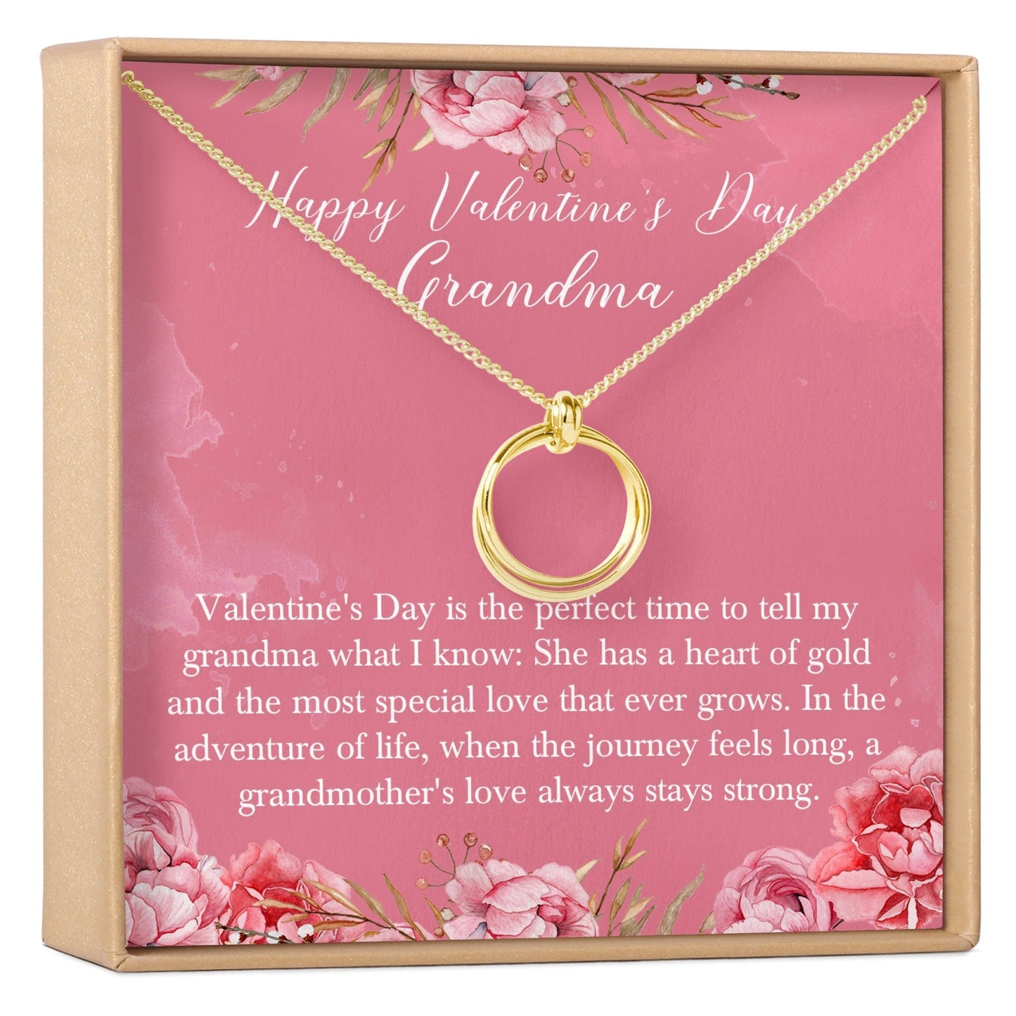 Valentine's Day Gift for Grandma Necklace