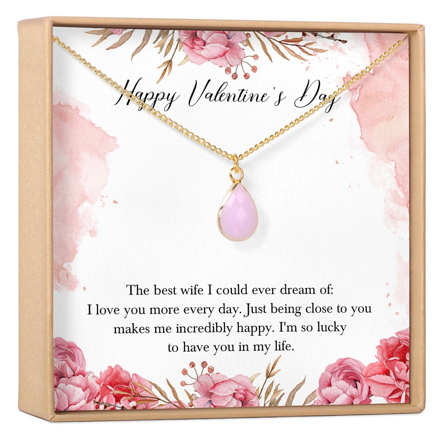 Valentine's Day Gift for Wife Necklace