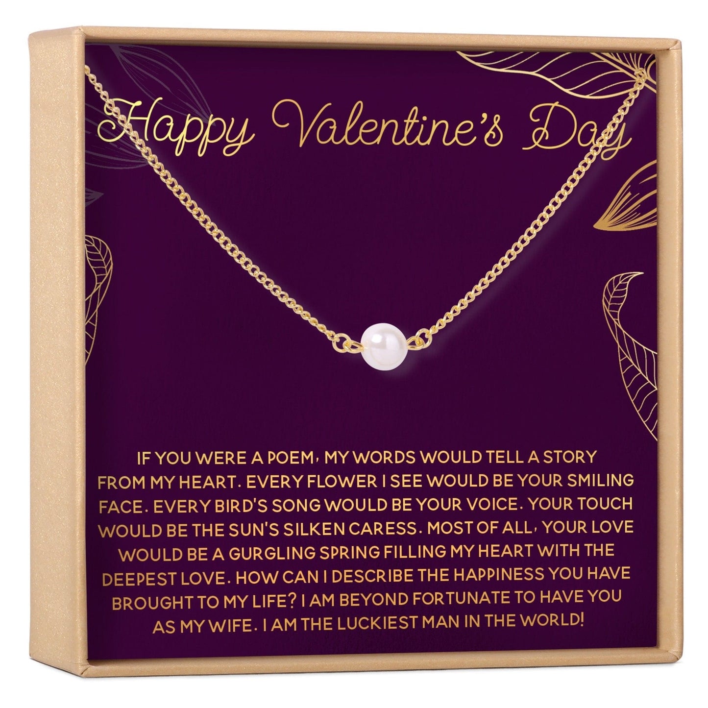 Valentine's Day Pearl Necklace