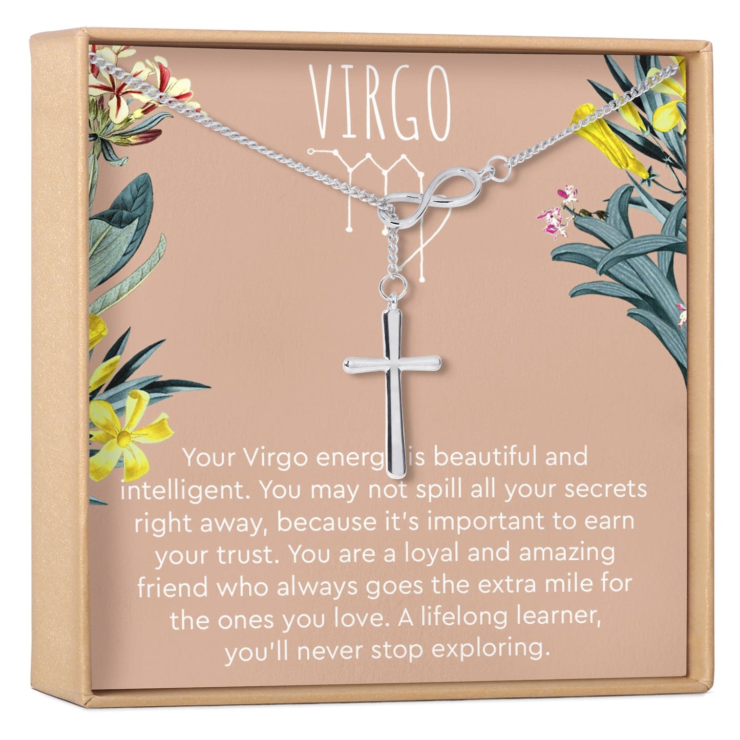 Virgo Zodiac Gift Necklace, Multiple Styles