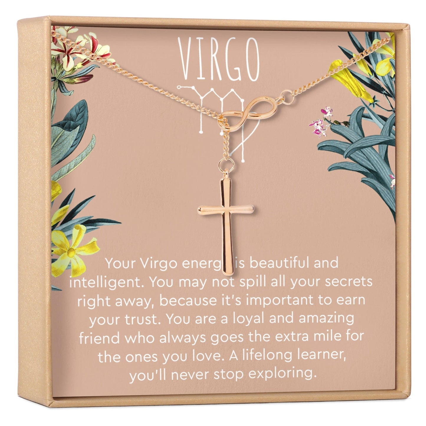 Virgo Zodiac Gift Necklace, Multiple Styles