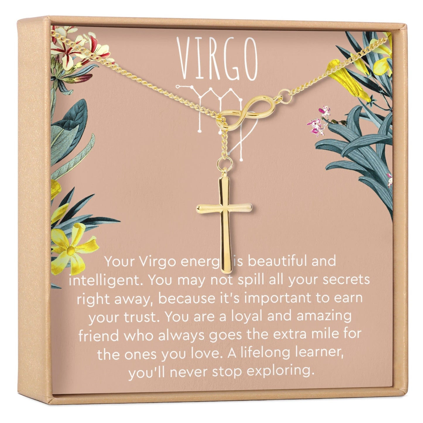 Virgo Zodiac Gift Necklace, Multiple Styles